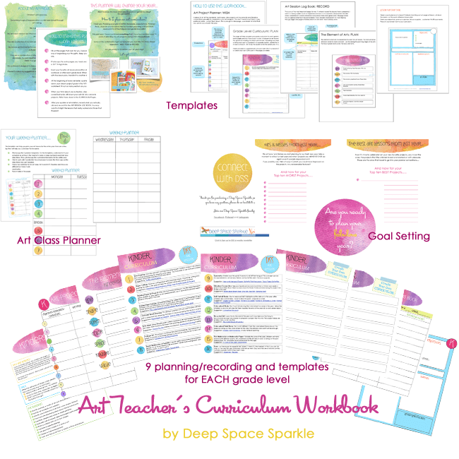 Art Teacher’s Curriculum Workbook Deep Space Sparkle