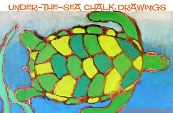 Drawing on Wet Glue with Chalk Pastels — KinderArt