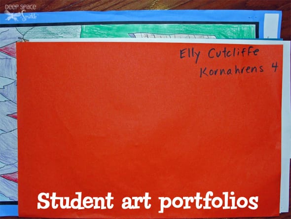 Art Portfolios, or, How to Get Your Duct Tape On  Elementary art  classroom, Art classroom organization, Art classroom