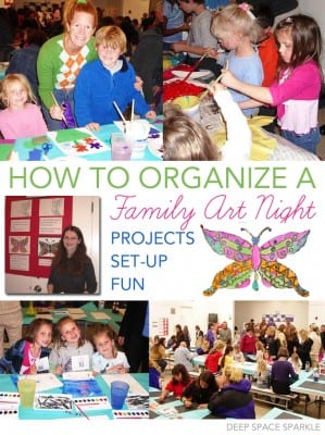 How to organize a Family Art Night at your school