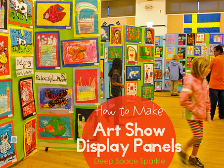 How to make art show display panels | Deep Space Sparkle