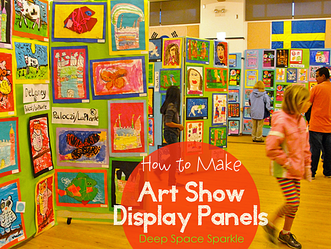 How To Make Art Show Display Panels Deep Space Sparkle