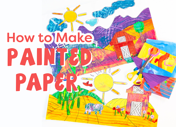 How to Make Painted Paper