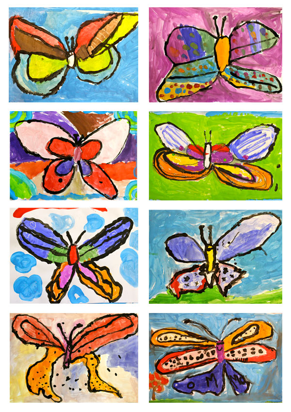 famous paintings of butterflies