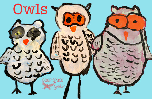 cute owl art