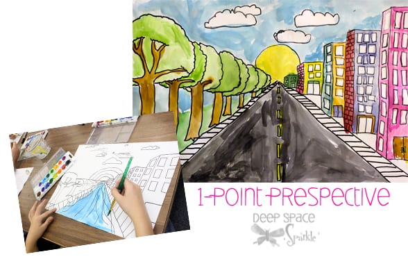 one point perspective examples in art