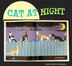 Cat at Night Art Project | Deep Space Sparkle