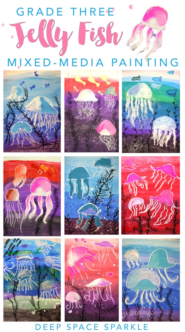Jellyfish Art project | Deep Space Sparkle