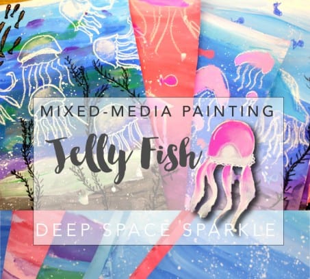 Jellyfish Art project | Deep Space Sparkle