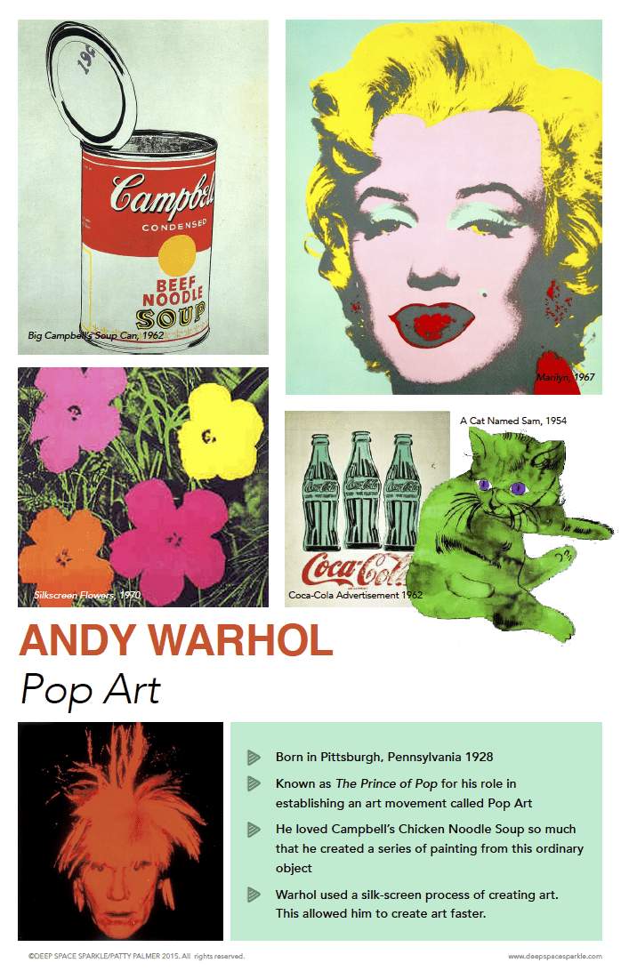 Andy Warhol Artist | Deep Sparkle
