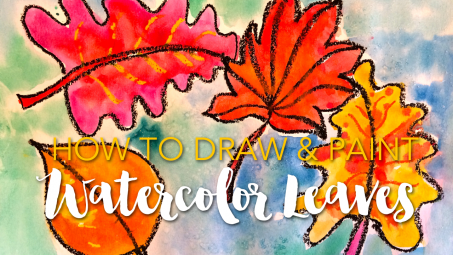 Fall Art Bundle & Watercolor Leaves Video | Deep Space Sparkle