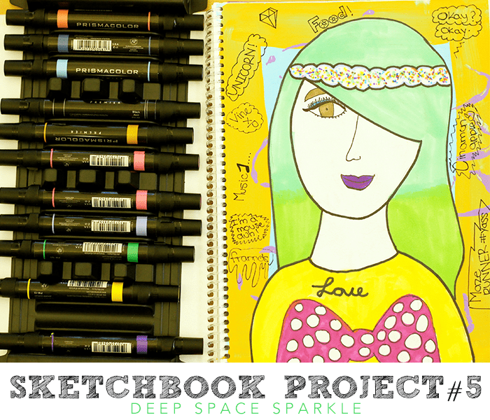 The Sketchbook Project: Portrait Journalling project for kids