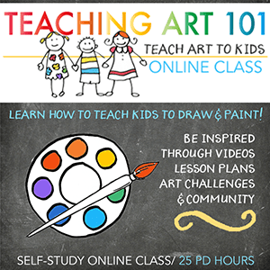 Teaching Art 101 Class