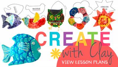 Create with Clay art projects for kids