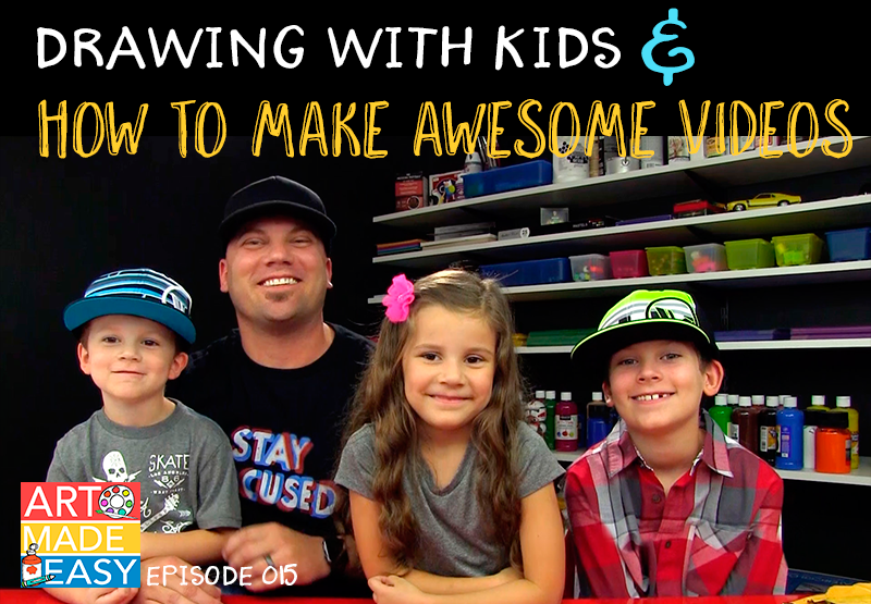 How to Draw with Kids & Create a Rockin'  Show - Art Made Easy 015