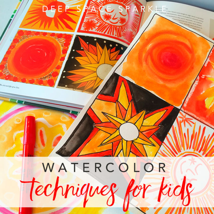 The 4 best watercolor techniques for kids