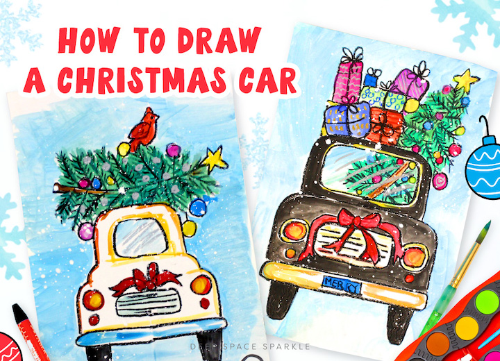 How to Draw a Gift Box - Easy Drawing Tutorial For Kids