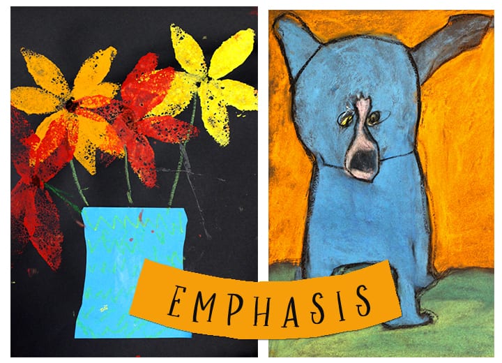 example of emphasis in art