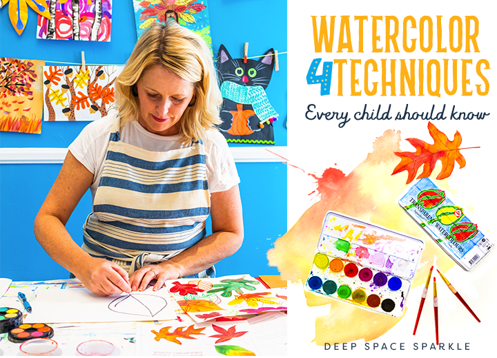 4 Watercolor Techniques