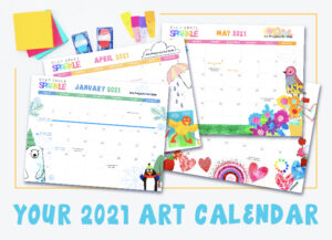 Your 2021 Art Calendar | Deep Space Sparkle