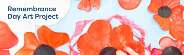 poppy flower projects for canadas rememberance day art lesson for kids