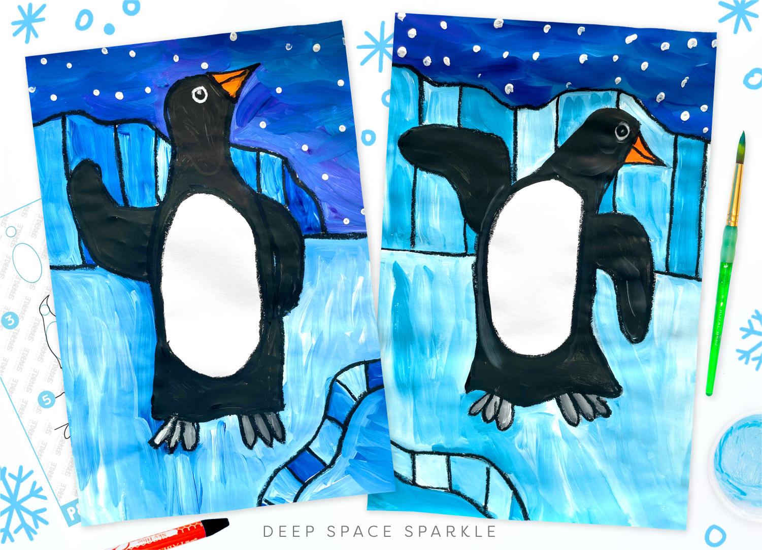 Penguin Art Project Deep Space Sparkle